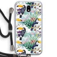 Tukans: Samsung Galaxy J5 (2017) Transparant Hoesje met koord