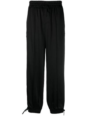 Jil Sander pantalon fuselé à lien de resserrage - Noir