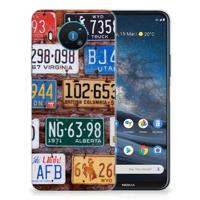 Nokia 8.3 | Siliconen hoesje | met foto Kentekenplaten