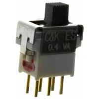 C & K Switches ES23MCBE Schuifschakelaar 20 V 2x aan/uit/aan IP57 1 stuk(s) Tray