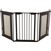 Veiligheidsbarrière - DREAMBABY - DENVER - 3 panelen - 85,5-200 x 74 cm - Bidirectioneel - Zwart