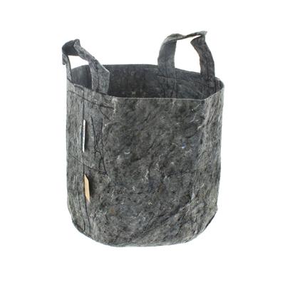 Root Pouch grijs met handvat 10 stuks 12L dia. 25,5x21,5 cm - Btt