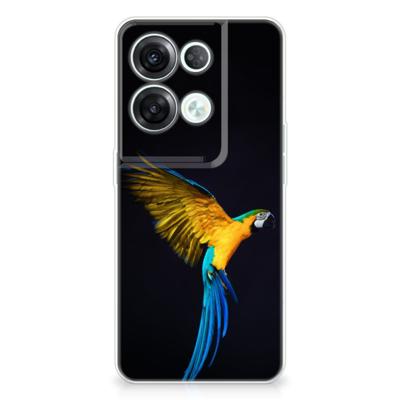 OPPO Reno8 Pro | TPU Hoesje | Papegaai