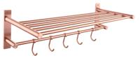 Best-Design Lyon wand handdoekrek incl.ophanghaakjes rose-mat-goud