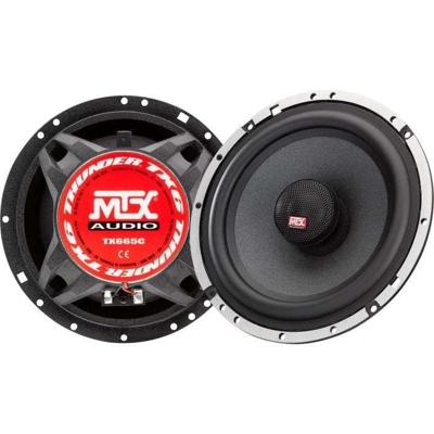 MTX TX665C 16,5 cm 2-weg coaxiale luidsprekers 90 W RMS 4O aluminium chassis neodymium tweeter zijden dome-spoel TSV TIL
