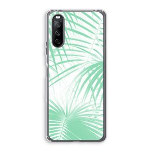 Palmbladeren: Sony Xperia 10 III Transparant Hoesje