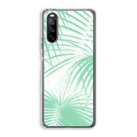 Palmbladeren: Sony Xperia 10 III Transparant Hoesje