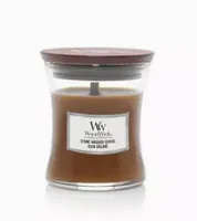 WoodWick Stone Washed Suede kaars Rond Bruin 1 stuk(s) - thumbnail