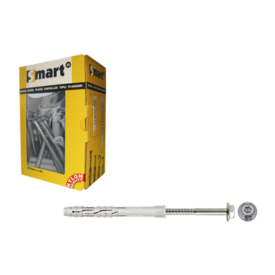 pgb-Europe SMART | Raamplug +zeskantschroef Ø 10x200 NZN | 25 st SM0RPFN01100200E