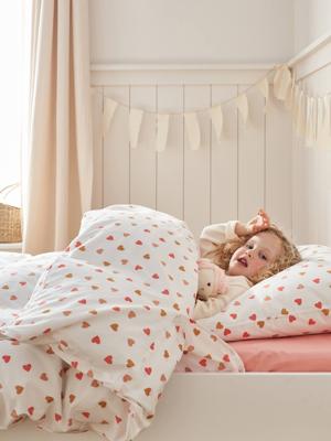 Dekbedovertrek kinderen Magicouette COEURS meerkleurig
