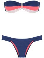 Brigitte bandeau bikini set - Bleu