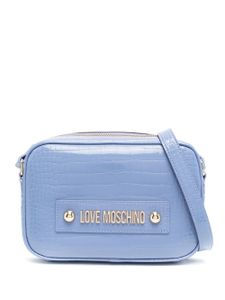 Love Moschino sac à bandoulière en cuir artificiel - Bleu