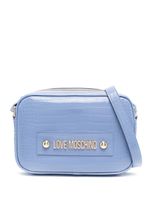 Love Moschino sac à bandoulière en cuir artificiel - Bleu - thumbnail