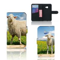Samsung Galaxy Xcover 4 | Xcover 4s | Telefoonhoesje | Met pasjeshouder | Schaap en Lammetje