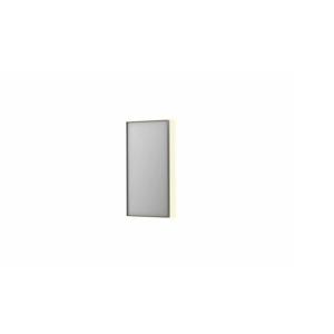 Spiegel INK SP32 40x4x80 cm Incl. Indirect LED-Verlichting Rondom en Spiegelverwarming Geborsteld RVS