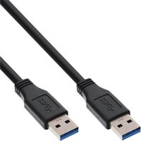 InLine 1.0m USB 3.0 USB-kabel 1 m USB 3.2 Gen 1 (3.1 Gen 1) USB A Zwart