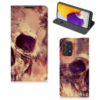 Mobiel BookCase Samsung Galaxy A72 (5G/4G) Skullhead - thumbnail