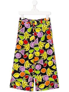 Stella McCartney Kids pantalon à fruits imprimés - Noir