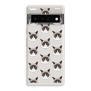 It's a Purrr Case: Google Pixel 6 Pro Transparant Hoesje
