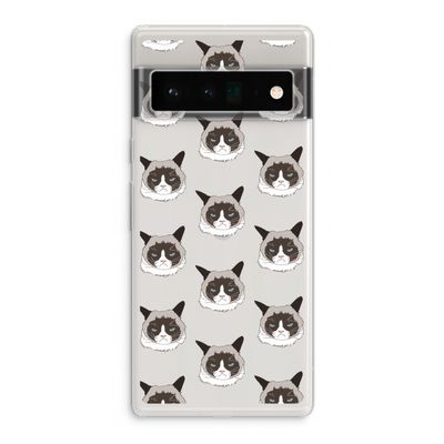It's a Purrr Case: Google Pixel 6 Pro Transparant Hoesje