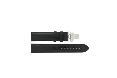 Horlogeband Tissot AUTOMATICS III / PR100 / T600031149 Leder Zwart 19mm