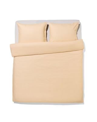 HEMA Dekbedovertrek 240x200/220cm flanel strepen beige (beige)