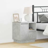 Nachtkastje 2 pcs Betongrijs 50 x 34.5 x 50 cm. Bewerkt hout