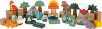 Houten bouwstenen Dino"" Houten bouwstenen Dino""