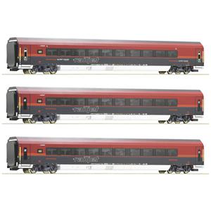 Roco 74041 H0 3-delige set Railjet van de ÖBB