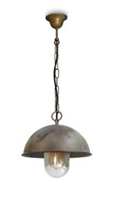 Moretti Luce Landelijke hanglamp Circle - verouderd messing 3235.T.AR