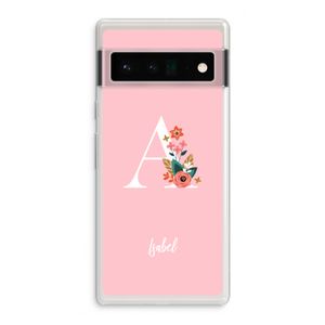 Pink Bouquet: Google Pixel 6 Pro Transparant Hoesje