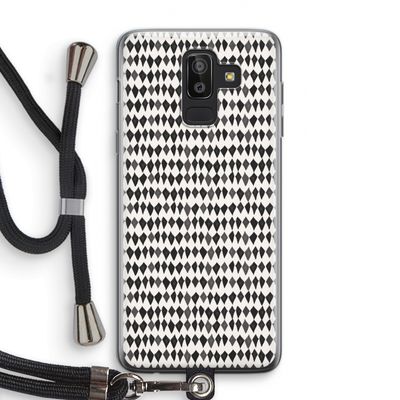 Crazy shapes: Samsung Galaxy J8 (2018) Transparant Hoesje met koord