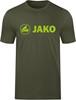 JAKO 6160K T-Shirt Promo Kids - Kaki/Fluogroen - 128