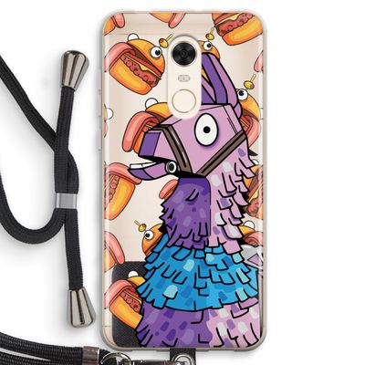 Loot Burger: Xiaomi Redmi 5 Transparant Hoesje met koord