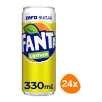 Fanta - Zero Lemon - 24x 330ml