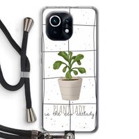 Kamerplant op vensterruit: Xiaomi Mi 11 Transparant Hoesje met koord
