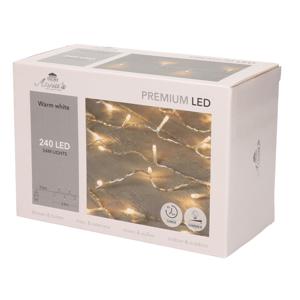 Kerstverlichting - warm wit - 240 leds - dimmer en timer - 24 m - buiten en binnen