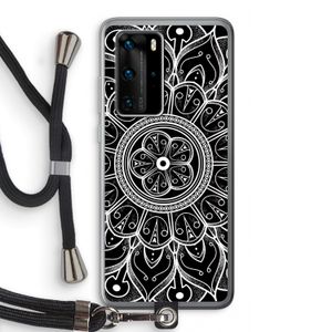 Roses Are Red: Huawei P40 Pro Transparant Hoesje met koord