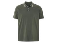 LIVERGY Heren poloshirt - plus size (Groen, XXL)