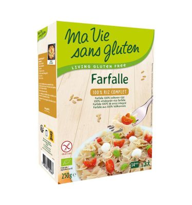 Farfalle volkoren rijst bio