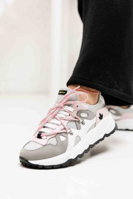 Dsquared2 80198 03 Sneakers Dames Grijs/Roze - Maat 36 - Kleur: WitRozeGrijs | Soccerfanshop