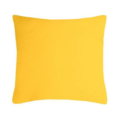 Stof Textile sierkussen Nelson - geel - 60 x 60 cm - bank kussens - polyester