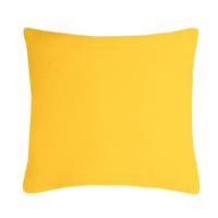 Stof Textile sierkussen Nelson - geel - 60 x 60 cm - bank kussens - polyester