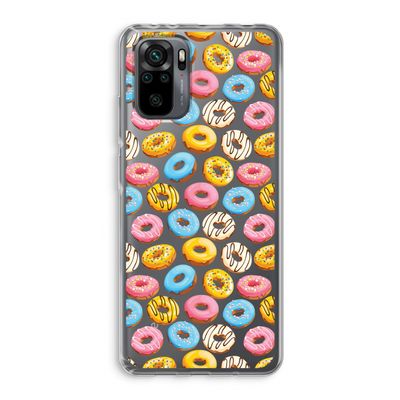 Pink donuts: Xiaomi Redmi Note 10 Pro Transparant Hoesje