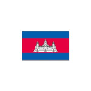 Gevelvlag/vlaggenmast vlag Cambodja 90 x 150 cm   -