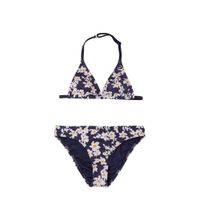 O'Neill Blue gebloemde triangel bikini Venice Beach donkerblauw/wit - thumbnail