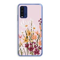 Painted wildflowers: Xiaomi Redmi 9T Transparant Hoesje