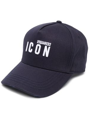 DSQUARED2 casquette Icon à logo brodé - Bleu