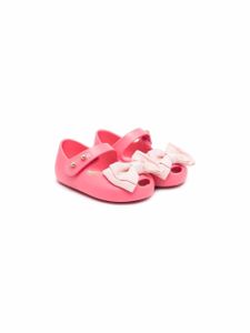 Mini Melissa ballerines à détail de nœud - Rose