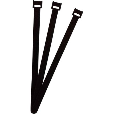 FASTECH® Klittenband kabelbinder Om te bundelen Haak- en lusdeel (l x b) 250 mm x 13 mm Zwart 100 stuk(s)
